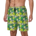 thumbnail image 2 of Gaeub Cartoon Koala Bear and Leaf Mens Swim Trunks Stretch Beach Shorts Quick Dry for Men Swim Shorts Swimwear with Pockets- X-Large, 2 of 9