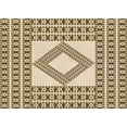 thumbnail image 1 of Ahgly Company Indoor Rectangle Patterned Red Dirt Brown Area Rugs, 7' x 10', 1 of 6
