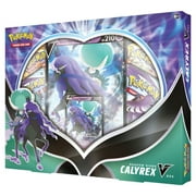 Pokemon Cards - SHADOW RIDER CALYREX V BOX (4 Booster Packs, 1 Jumbo Foil & 1 Foil)