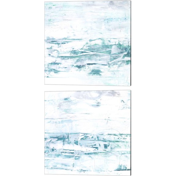 Great Art Now Caribbean Currents by Ethan Harper 2 Piece Canvas Art Set Each 14W x 14H