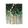 thumbnail image 1 of Cortina de ducha de tela, diseño impermeable y poliéster, de secado rápido, cortinas de ducha para baño, 1 of 5