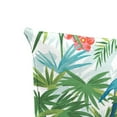 thumbnail image 6 of Jordan Manufacturing 18" x 18" Jabber Clover Multicolor Tropical Square Outdoor Throw Pillow (2 Pack), 6 of 11