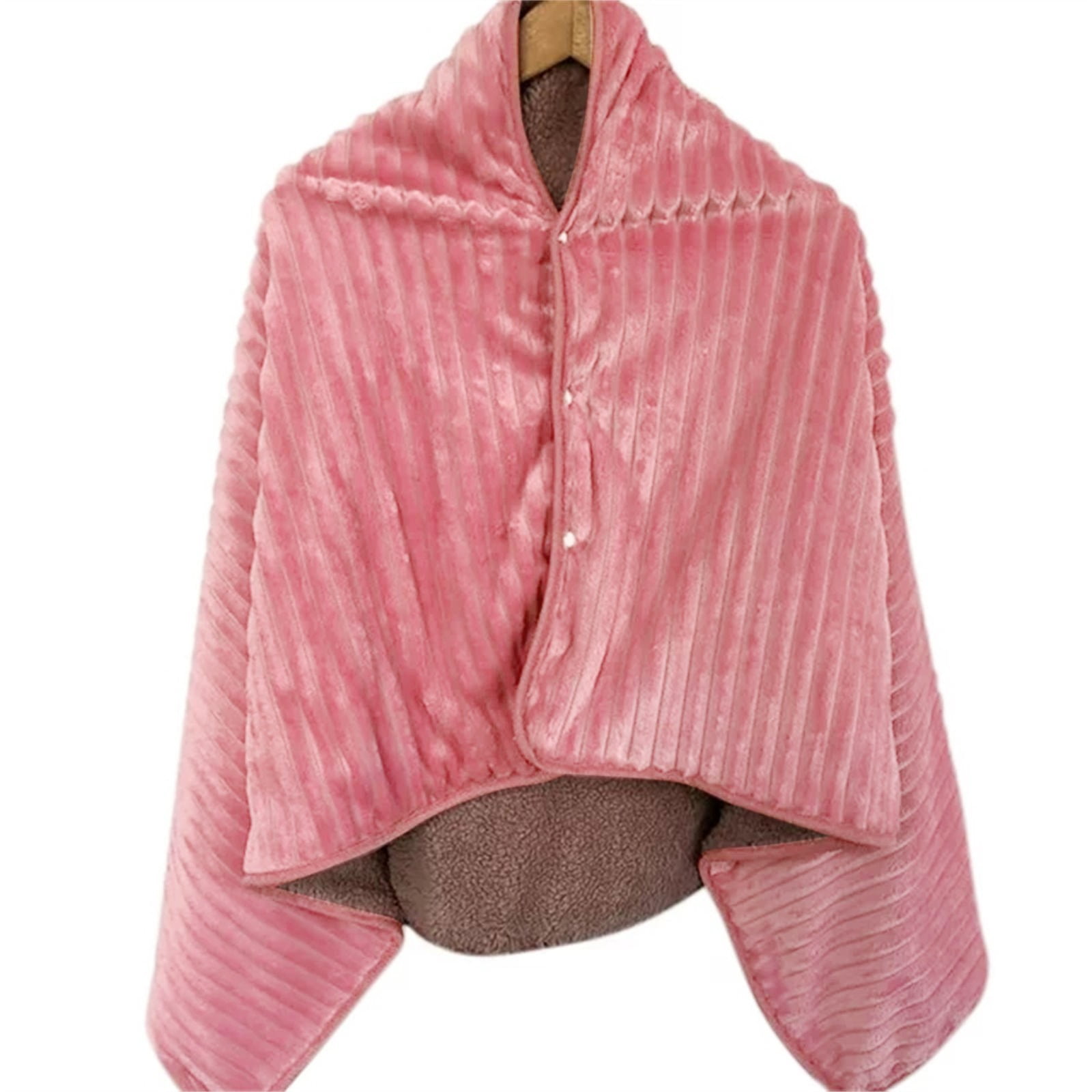 Warm Blanket Wearable Usb Blanket Warm Heated Shawl for Home Back Knee Warmer Red