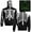 Black, variant on Calhoun Men's Glow in The Dark Skeleton Costume Zip Hoodie (Black, XX-Large)