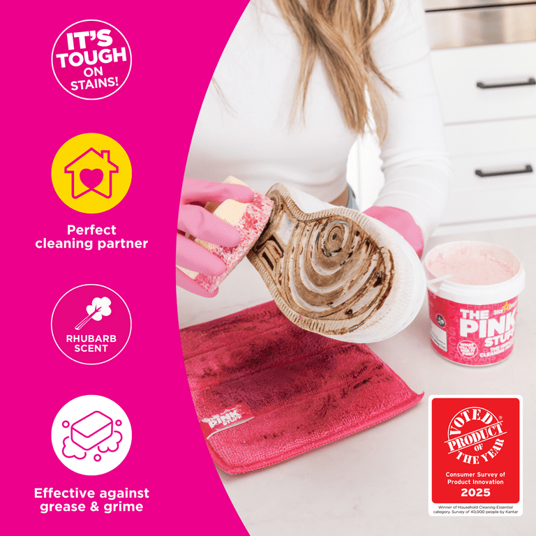 The Pink Stuff Cleaning Paste with Dual Sqeezy Bundle - Walmart.com