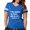 Royal Blue, variant on CafePress - Commas Save Lives T Shirt - Womens Football Shirt