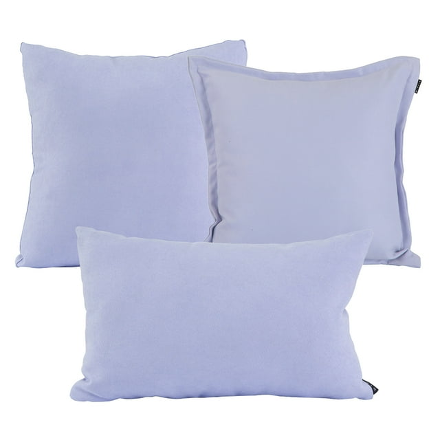 Set de 3 Cojines Decorativos DICASA Lila Cuadrado Cuadrado Grande Rectangular