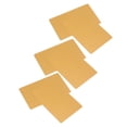 thumbnail image 2 of 50 hojas de tarjetas de presentación de metal con transferencia térmica de aluminio, en blanco, suministros para manualidades DIY, dorados, 2 of 14
