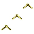 thumbnail image 4 of Guardoinrt 1 Paire Poignée de Guidon Moto Moto Manchon de Poignée Accessoires Automobile Jaune 3Ensemble, 4 of 6