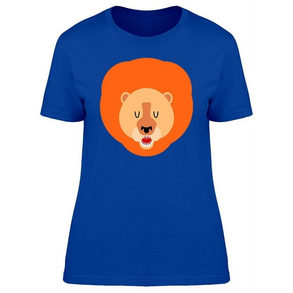 Lion Muzzle Doodle T-Shirt Women -Image by Shutterstock, Female XX-Large