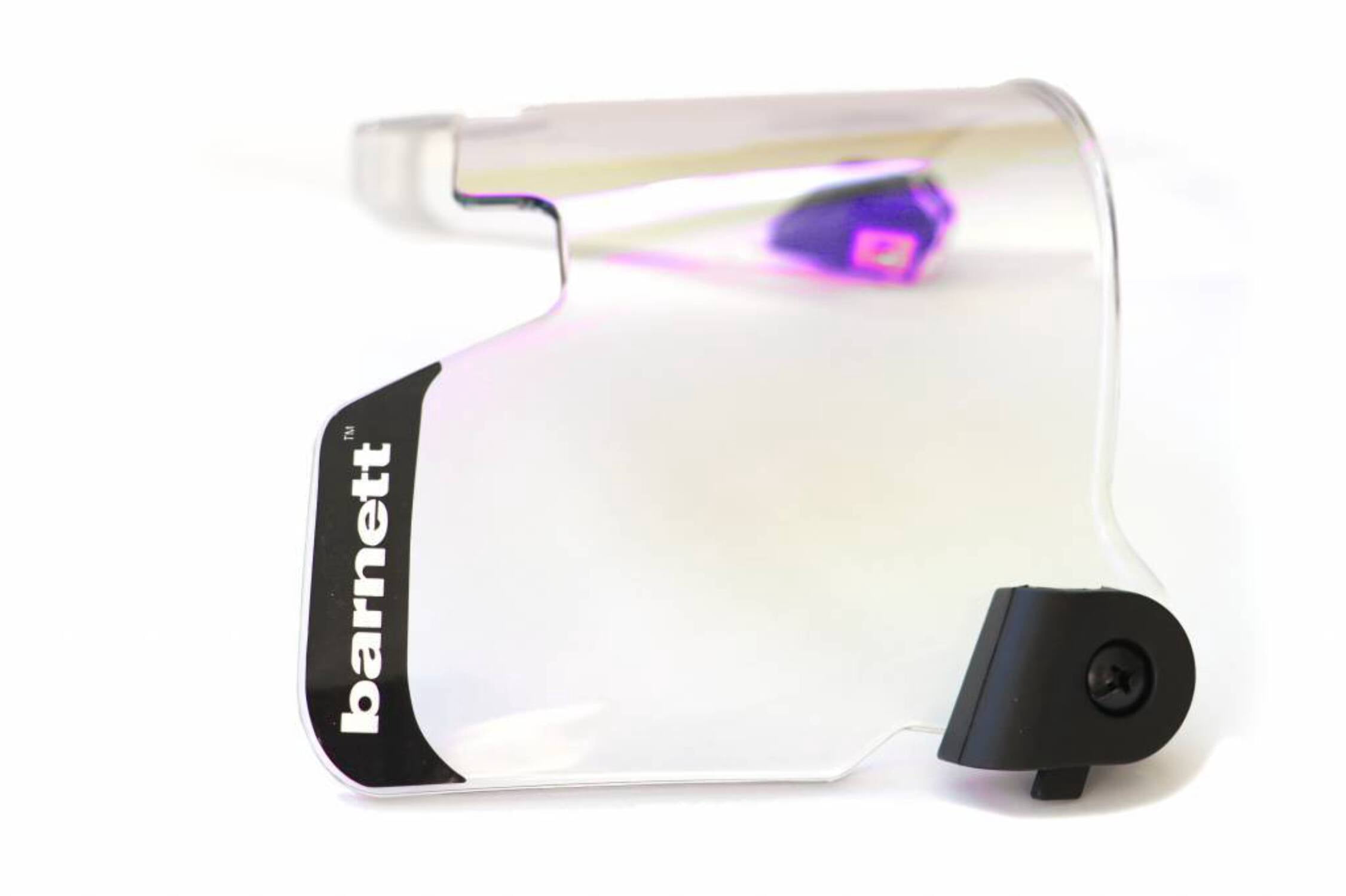 Barnett Football Eyeshield and Visor, Revo Blue, Eyes-Shield