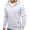 White, variant on hoksml Men's Hooded Zip Up Sweatshirt Coat with Drawstring Solid Color Oversized Casual Athletic Streetwear Jacket with Pockets