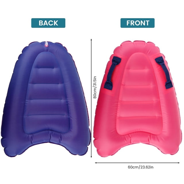 Inflatable Swimming Board Lightweight Swimming Floating Surfboard Aid Mat Beach Safety Theme Surfing Swimming Summer Water Fun Toy Water Fun Floating Mat Kids Adult