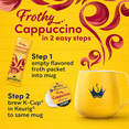 thumbnail image 5 of Gevalia Frothy 2-Step Cappuccino Espresso K-Cup Coffee Pods & Froth Packets Kit 6 Ct Box (Pack of 3), 5 of 10