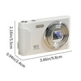 thumbnail image 3 of SDNALL Small Digital Camera, Ccd High Definition Macro Digital Camera 16X Zooms 2.4 inch Ips Screen 800W Effectivepixel Recording Selfie Beauty Filter Camera, 3 of 7