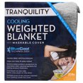 thumbnail image 2 of Tranquility 20lb Cooling Weighted Blanket, Griffon Gray, 2 of 6
