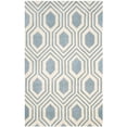 thumbnail image 1 of Safavieh Chatham 4' X 6' Hand Tufted Wool Rug in Blue and Ivory, 1 of 9