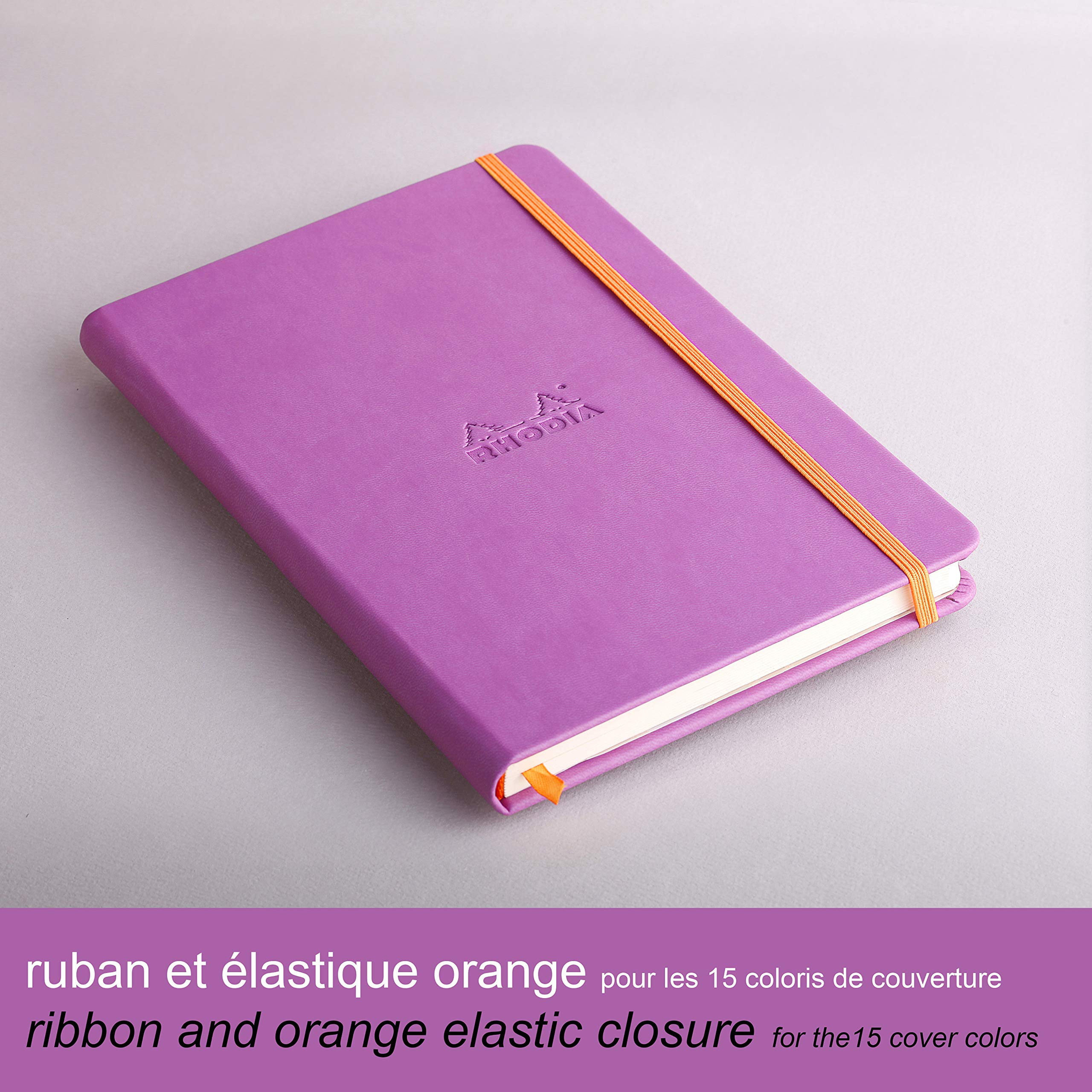 Rhodiarama Hardcover Notebook - Lilac, A5
