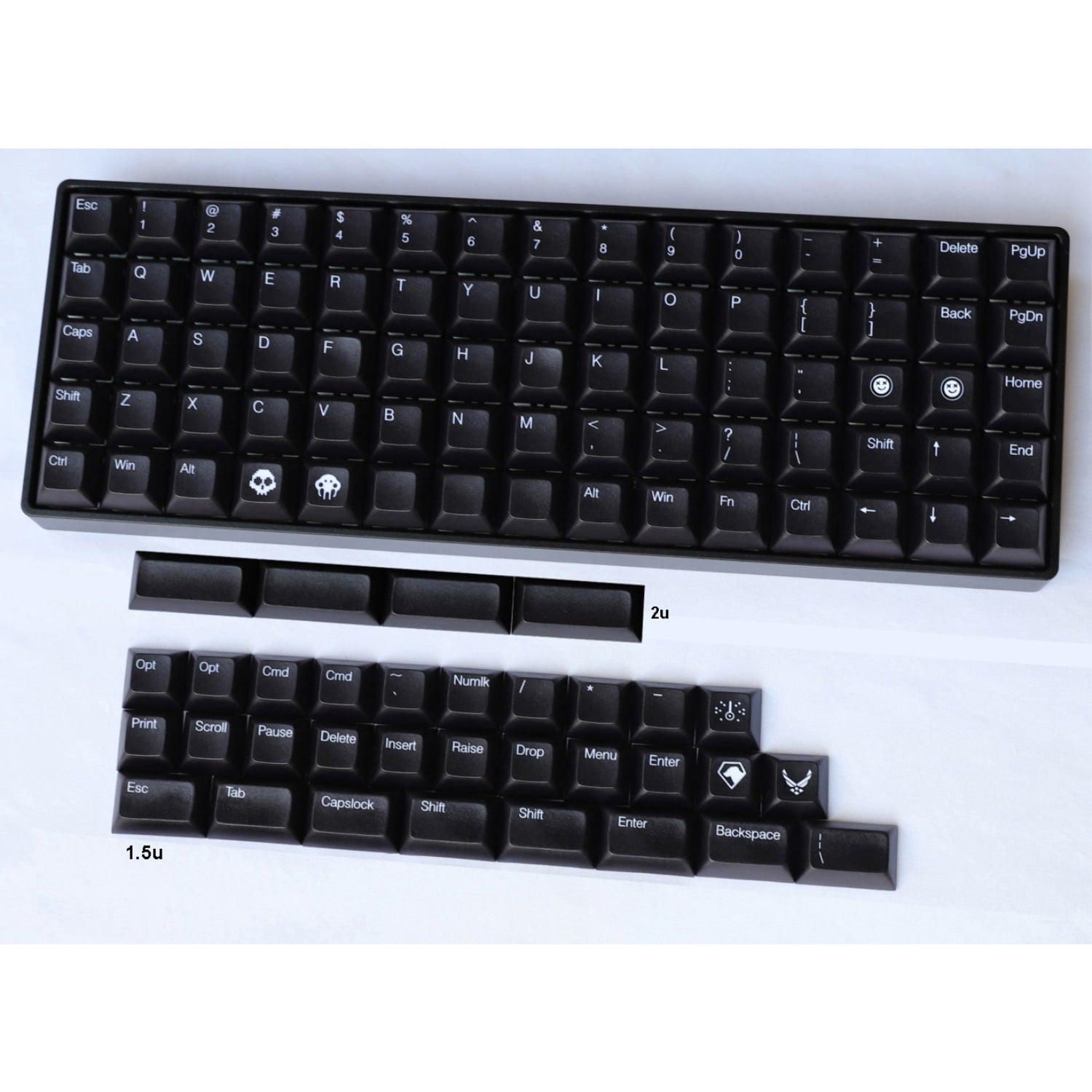 XDAL Keycap Thermal Sublimation PBT Material Customized Ergonomics Linear for Mechanical Keycap Gateron, Kailh, Cherry MX Axes