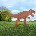 thumbnail image 4 of Metal Dinosaur Fence Post Topper, C, 4 of 5