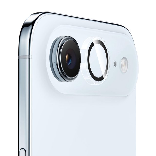 Yanonmyfd Camera Lens Protector for iPhone 17 Pro & Pro Max, 9H Tempered Glass, HD Clear, Easy Installation Kit - Black,Clear