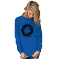 thumbnail image 3 of Celestial Sun Symbolic Spirit Animal Women Plus Size Long Sleeve Graphic Tee Brisco Brands 3X, 3 of 5
