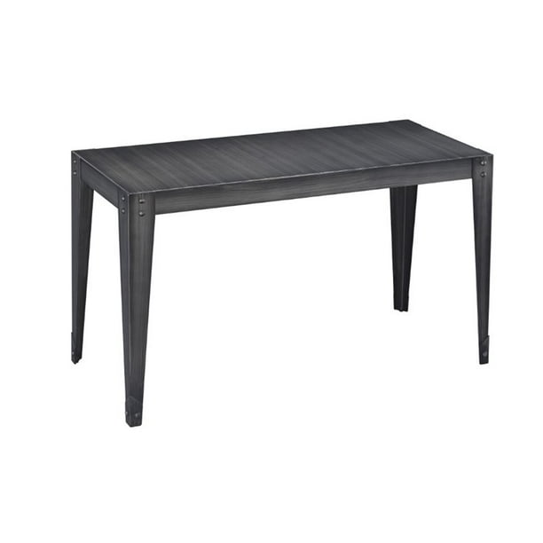 Furniture Of America Nikita Metal Console Table In Weathered Black Com America Nikita Metal Console Table, Wrought Iron Console Table Outdoor