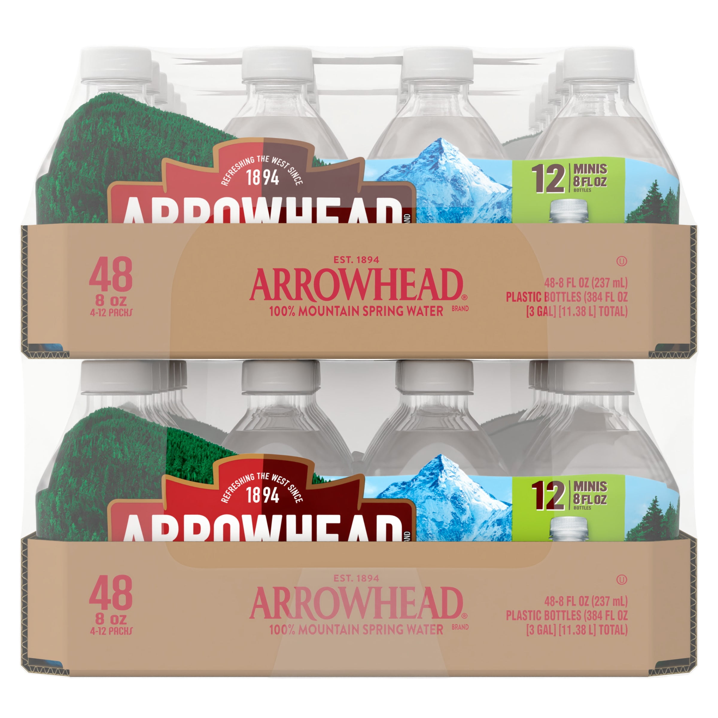 Arrowhead ARROWHEAD SPRING WATER 8 FLOZ 12 PK