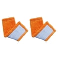 thumbnail image 3 of Naiovety Almohadilla de limpieza de suelo absorbente para cabeza de fregona, paño de limpieza para sala de estar y baño, repuesto para el hogar, tareas Naranja 2piezas Naiovety CBP046492, 3 of 5