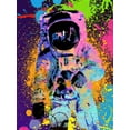 thumbnail image 4 of Stephen Chambers 25x32 Gold Ornate Wood Framed With Double Matting Wall Art Titled - Moonman 2, 4 of 6