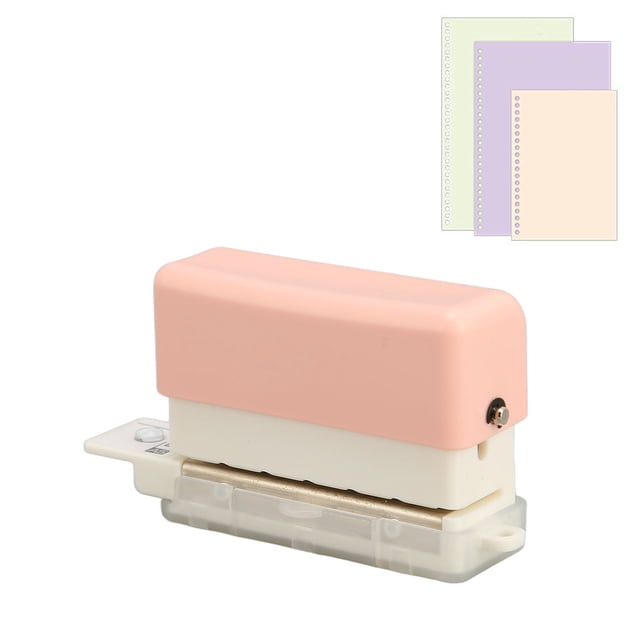 6 Hole Punch, Adjustable 6 Hole Desktop Paper Puncher Loose Leaf Hole Punch For Ring Binder