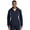 Navy & White, variant on Sport-Tek JST63 Mens Colorblock Raglan Anorak, Black & White - 5XL