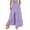 Purple, variant on Womens Long Maxi Cotton Skirts Boho Tiered Flowy Ruffle Side Split A Line Skirt, M