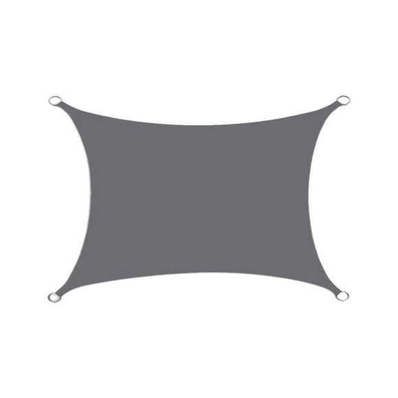 tamizeot Auvent pour Jardin Extérieur Solution d'Ombre Élégante pour Jardin Ou Arrière-Cour Sable Rectangle Auvent d'Ombre Extérieur Couverture de Patio 2x3m Gris