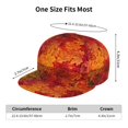 thumbnail image 4 of Hirioo Autumn Leaf for Baseball Cap Men Cap Flat Brim for Men Women Teens Adjustable Baseball Cap, 4 of 7
