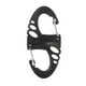 thumbnail image 4 of Mosquetón S 8 Shape Snap Biner Clip Hebilla para acampar al aire libre Negro, 4 of 7