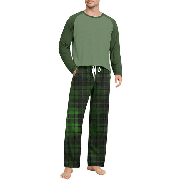 Conjunto de pijama informal de estilo masculino, camisa de manga larga con cuello redondo y cordón en la cintura, pantalones largos holgados, conjuntos para el hogar, pantalones cortos de manga corta