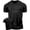 T-Shirt Black On Black, variant on Lift-O'Clock Workout Shirt for Men – Funny Gym T-Shirt, Weightlifting Gift, Motivational Fitness Tee, Heather Grey, X-Large