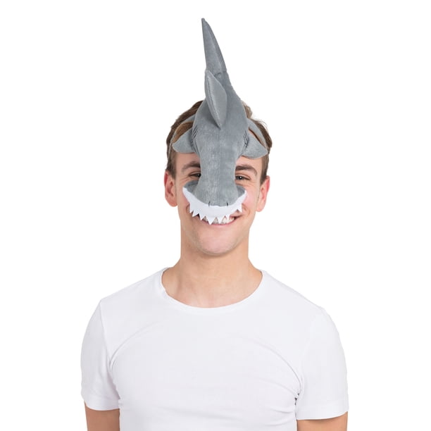 Bristol Novelty - Careta de tiburón para disfraz (Gris)