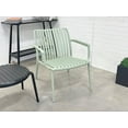 thumbnail image 1 of Chaise une place avec accoudoir, ligne rayée Summer, Jade, 1 of 7