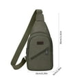 thumbnail image 3 of YFTDEY Canvas Minimalist Crossbody Bag, Men's Casual Bag, Stylish Sling Bag, Ideal for Daily Use, Perfect for Outdoor Activities, Versatile for Travel and Shopping, 3 of 4