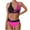 Hot Pink A, variant on Enjoytime Plus Size Swimsuit for Women Cute Halter 2 Piece Bikini Sets for Women Modest Bathing Suit Summer Athletic Swimwear