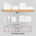 thumbnail image 2 of Aothia Desk Organizer, Office Accessories Storage with Magnetic (White), 2 of 7