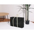 thumbnail image 7 of Unique Bargains 1 Pack Clothes Storage Bags Moving Bags Black 31*22*10in, 7 of 7