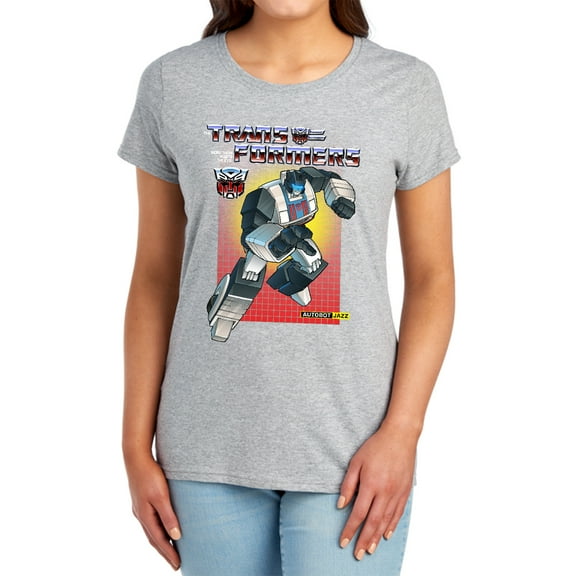 Transformers Jazz Women's T Shirt, Athletic Heather, Medium