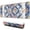 Pioneer Flower Floral, variant on Long Mouse Pads for Desk,Pioneer Flower Floral Print Pattern Desk Mats on Top Of Desks, Desk Mouse Pad Extra Large with 3mm Non-Slip Base and Stitched Edge for Gaming,Office,Work,Home 31.5"x11.8"