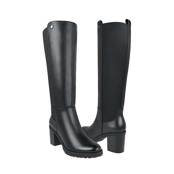 BOTAS BLACK REPUBLIC MUJER OB-HL15 SIMIPIEL NEGRO