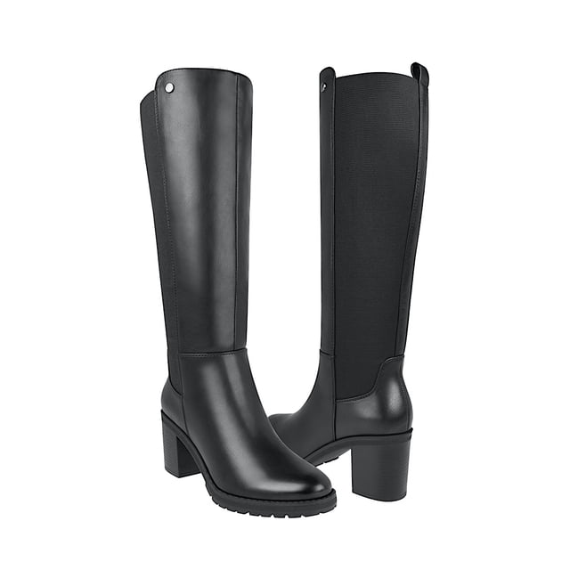 BOTAS BLACK REPUBLIC MUJER OB-HL15 SIMIPIEL NEGRO