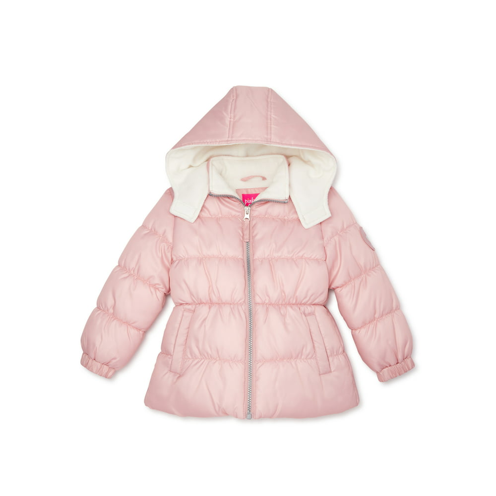 Pink Platinum - Pink Platinum Baby Toddler Girl Solid Winter Jacket ...