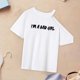 thumbnail image 1 of Camiseta de mujer con cuello redondo, camiseta básica femenina de moda para el trabajo, senderismo, viaje M, 1 of 8